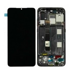Pantalla completa con marco Xiaomi Mi 9 negra *ORIGINAL*