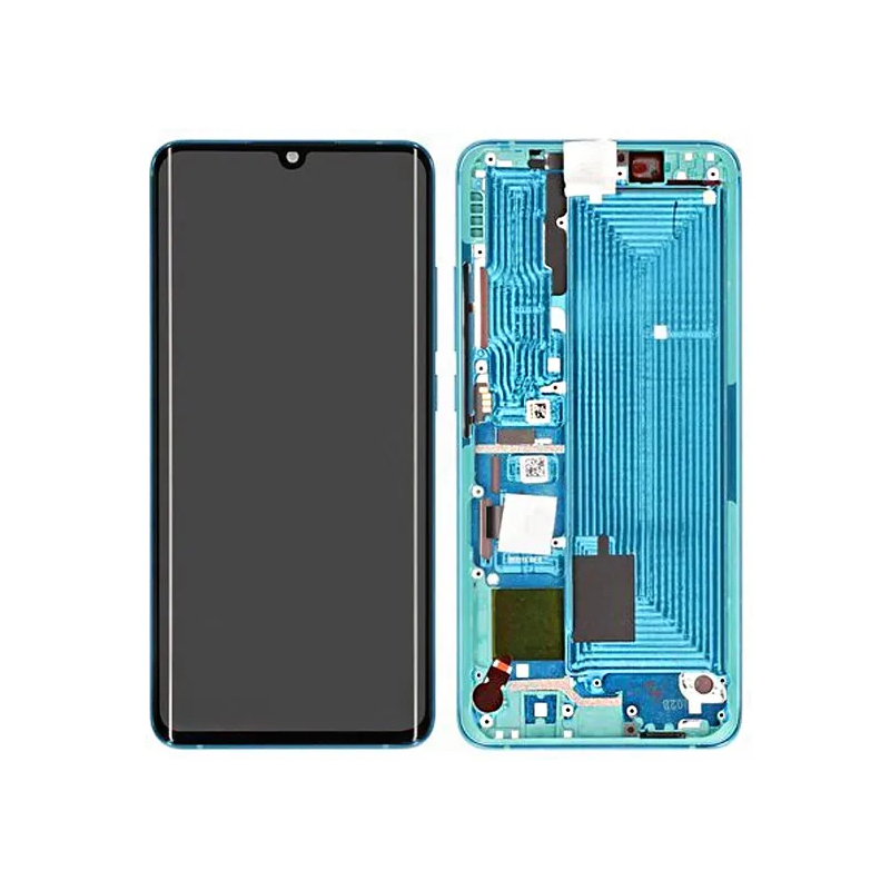 Pantalla con marco Mi 10 / Mi 10 Pro con marco Verde version C *ORIGINAL*