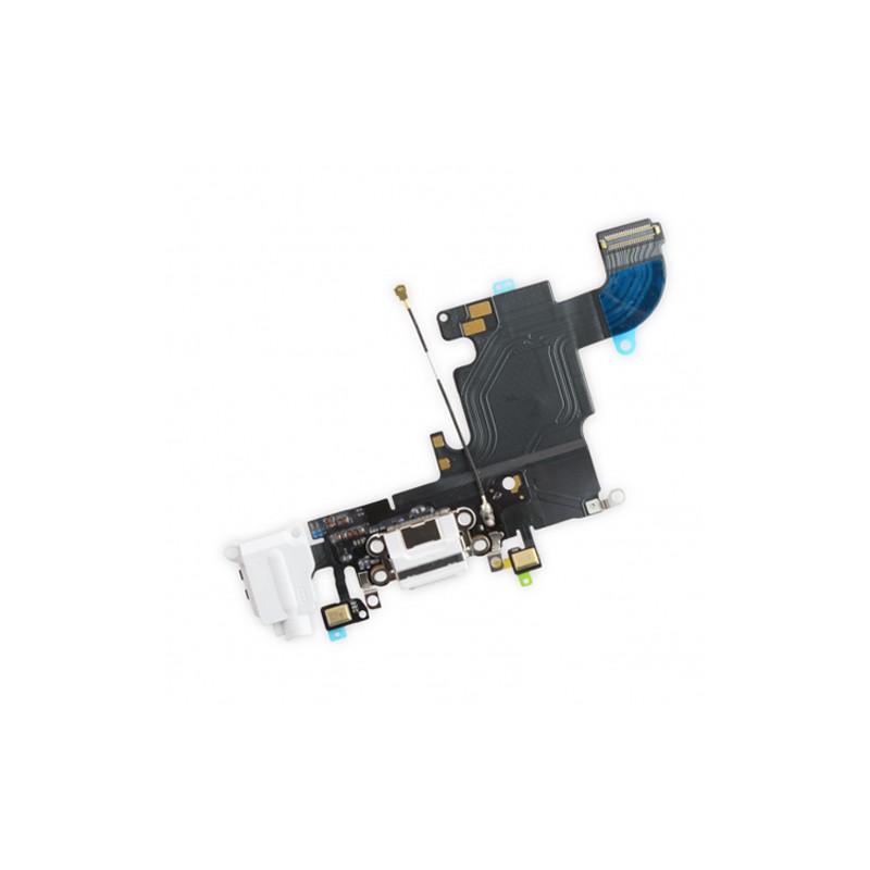 Flex Conector Carga iPhone 6S Plata