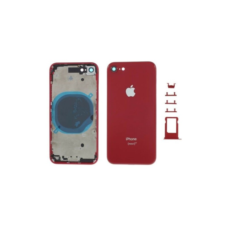 Chasis sin componentes iPhone 8 *ROJO*