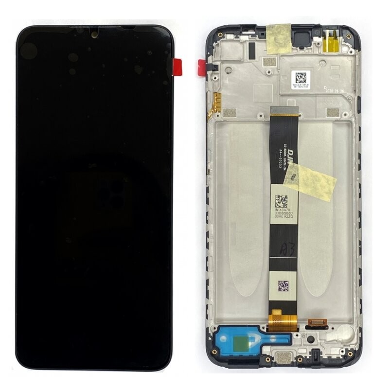 Pantalla con marco negro Redmi 9C / 9A / 9AT / 10A  *ORIGINAL*