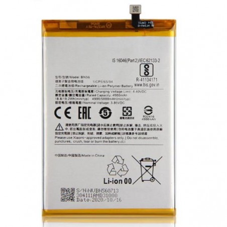 Bateria Xiaomi Redmi 9A / Redmi 9C / Redmi 9AT /  Poco M2 Pro / Redmi A1/A1 PLUS BN56
