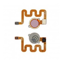 Flex con botón lector/sensor de huellas rosa Xiaomi Mi A2 Lite/Redmi 6 Pro