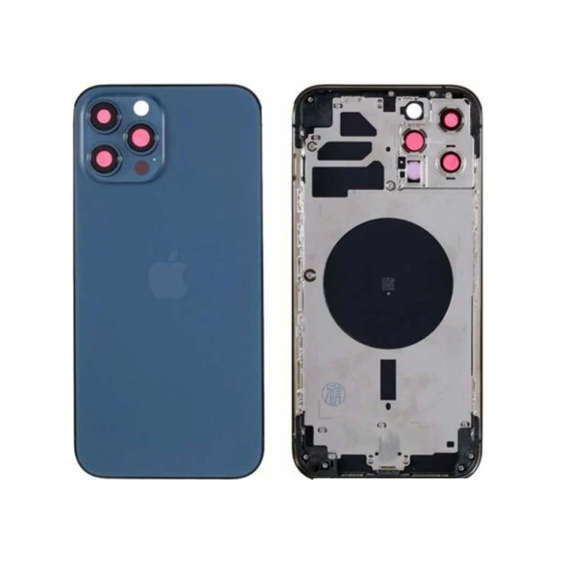 Chasis sin componentes iPhone 12 Pro Max AZUL