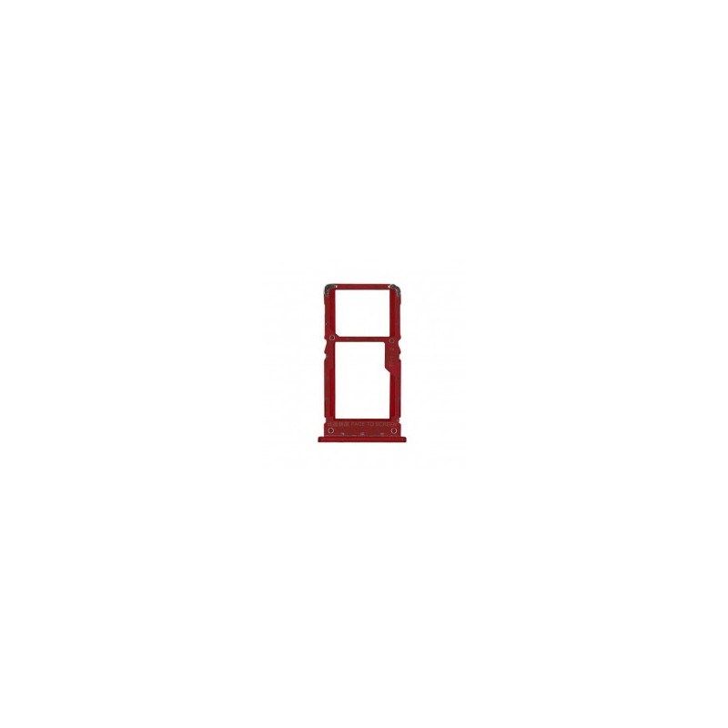Bandeja Dual SIM/SD roja Xiaomi Redmi Note 6 pro