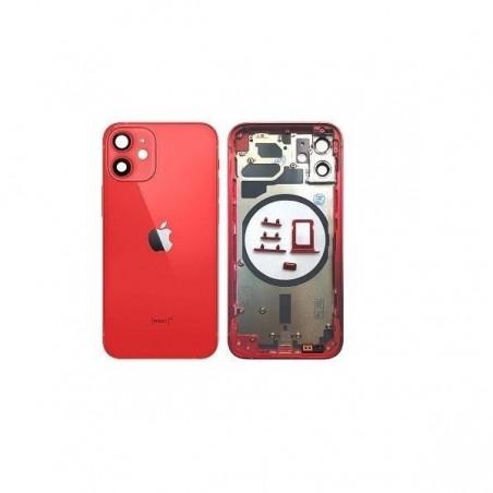 Chasis sin componentes iPhone 12 Mini ROJO