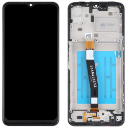Pantalla original Samsung con marco A22 5G A226B *SERVICE PACK*