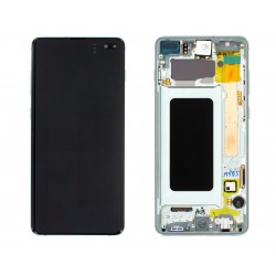 Pantalla Original Con Marco Samsung S10 Plus (G975) *Verde*