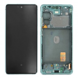 Pantalla Con Marco Verde  Samsung S20 FE 5G (G781) *ORIGINAL*