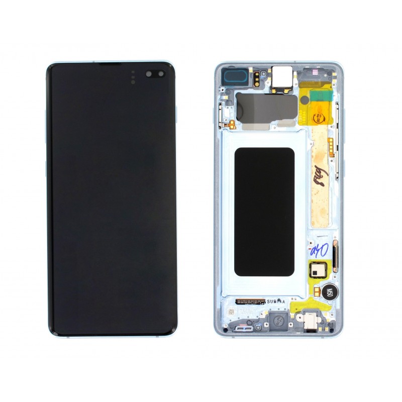 Pantalla Original Con Marco Samsung S10 Plus (G975)  *Azul*