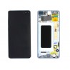 Pantalla Original Con Marco Samsung S10 Plus (G975)  *Azul*