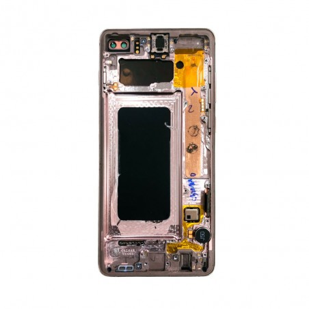 Pantalla Original Con marco Samsung S10 Plus (G975) *Rosa*