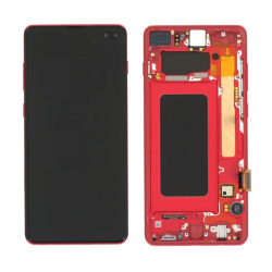 Pantalla Original Con Marco Samsung S10 Plus (G975) *ROJA*