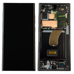 Pantalla con marco Negro Samsung S23 Ultra S918 *ORIGINAL*