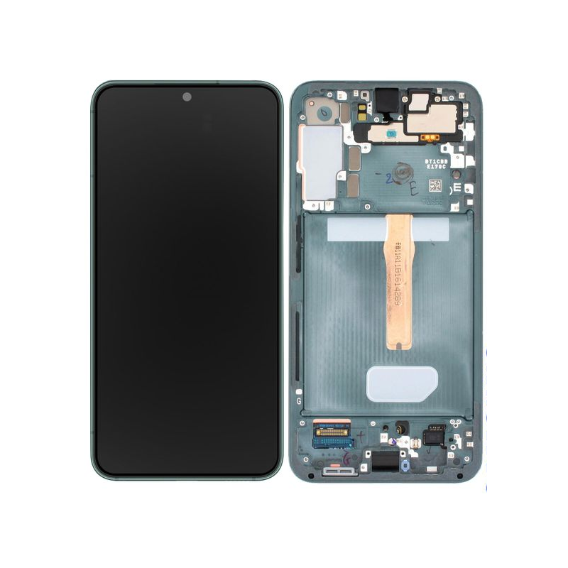 Pantalla con marco verde Samsung S22 S901 *ORIGINAL*