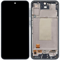 Pantalla con marco negro Samsung A37 5G A376 *ORIGINAL*