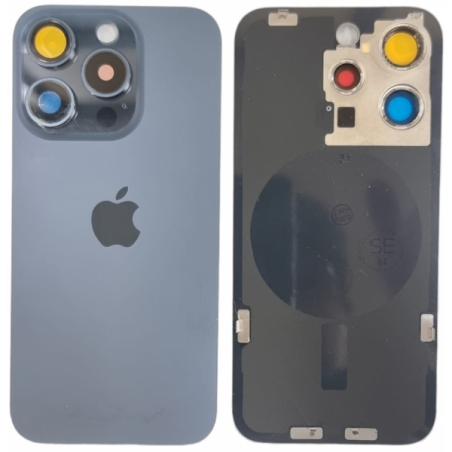 Tapa trasera iPhone 15 Pro - TITANIO AZUL