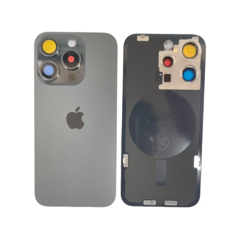 Tapa trasera iPhone 15 Pro - TITANIO NEGRO