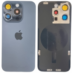 Tapa trasera iPhone 15 Pro Max TITANIO AZUL