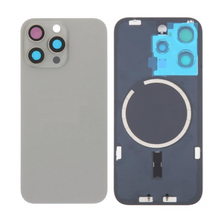 Tapa Trasera iPhone 16 Pro Max TITANIO NATURAL