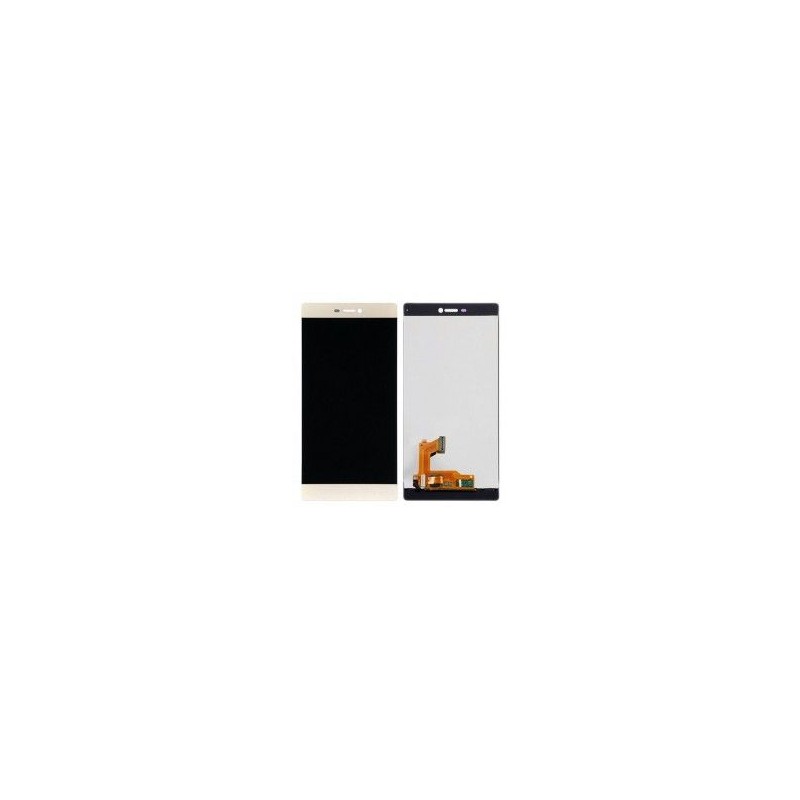 Pantalla Completa LCD y tactil Huawei Ascend P8 color dorado
