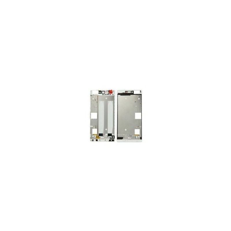 Marco frontal display color blanco para Huawei Ascend P8