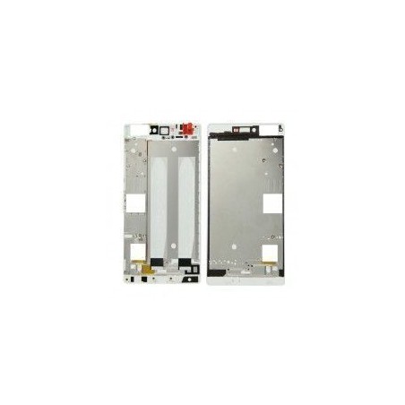 Marco frontal display color blanco para Huawei Ascend P8