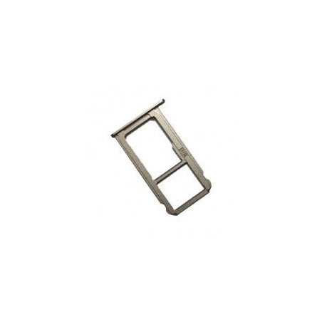 Porta Sim y MicroSD gris para Huawei P9 Lite