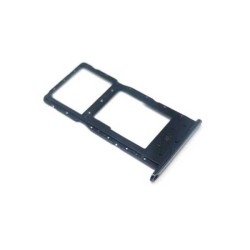 Bandeja porta tarjeta Sim y MicroSD color negro para Huawei P smart 2020 POT-LX1A