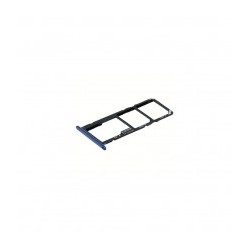 Bandeja porta tarjeta Sim y MicroSD color azul Huawei Y6 2018 / Honor 7A