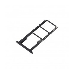 Bandeja porta Sim y MicroSD color negro para Huawei Y5 2018 / Y5 Prime 2018