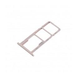 Bandeja porta Sim y MicroSD color dorado para Huawei Y5 2018 / Y5 Prime 2018