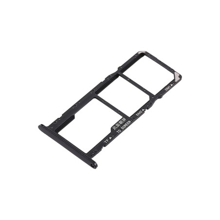 Bandeja porta tarjeta Sim y MicroSD para Huawei Y5 2019 Negra