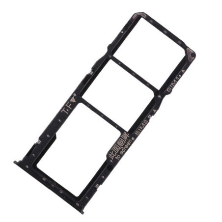 Bandeja porta tarejta Sim y MicroSD para Huawei Y9 2018 / Enjoy 8 - Negro