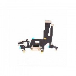 Flex Conector de Carga y Microfono iPhone 11 Blanco