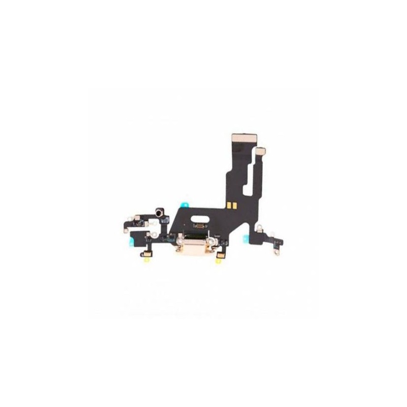 Flex Conector de Carga y Microfono iPhone 11 Blanco